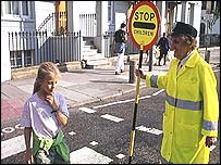 School patrol crossing 