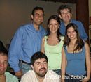 Luís, Leonardo, José Alves Júnior, Renata, Professor Tangerino e Larissa no jantar do CONBEA 2007.