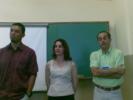 Engenheiro Agrônomo  Hugo Rafael do BNB, Dra . Cleide Izabel Pedroza de Melo, Diretora do IGAM - MG e Dr. Paulo Emílio Albuquerque.